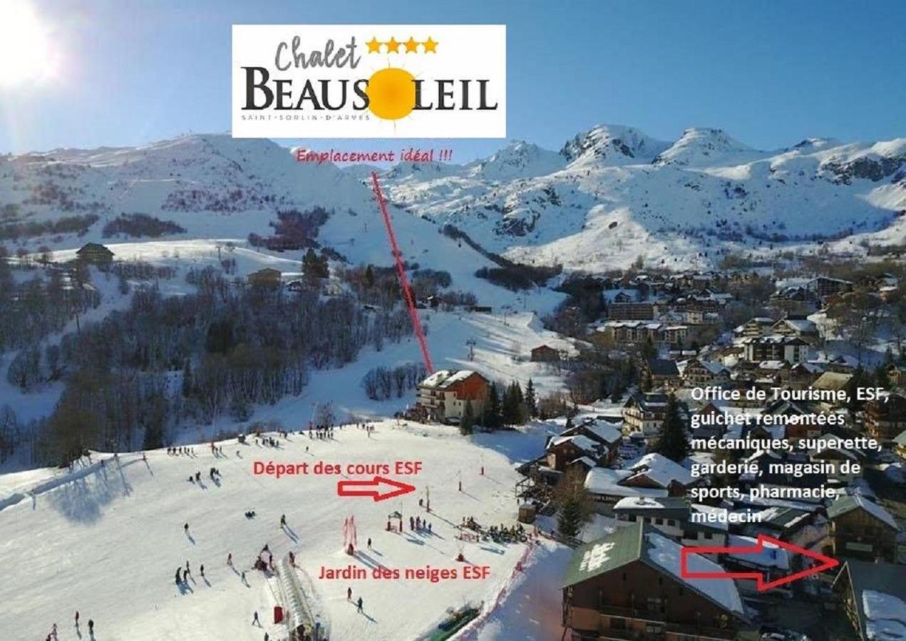 Chalet Beausoleil 4 Etoiles - Prestige - Au Pied Du Col De La Croix De Fer Saint-Sorlin-dʼArves Εξωτερικό φωτογραφία